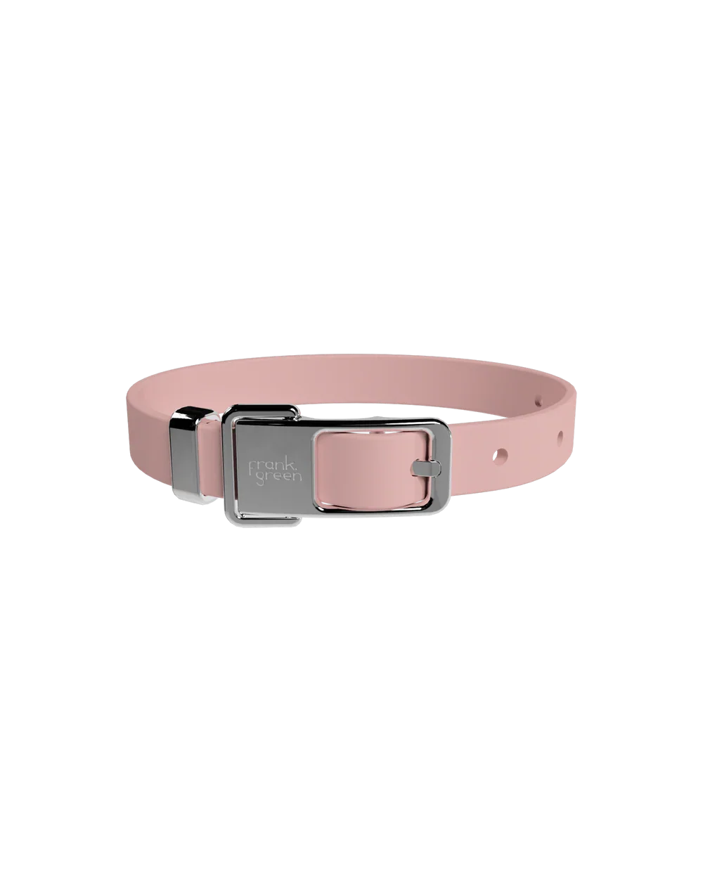 Frank Green Pet Collar + Name Tag Blushed