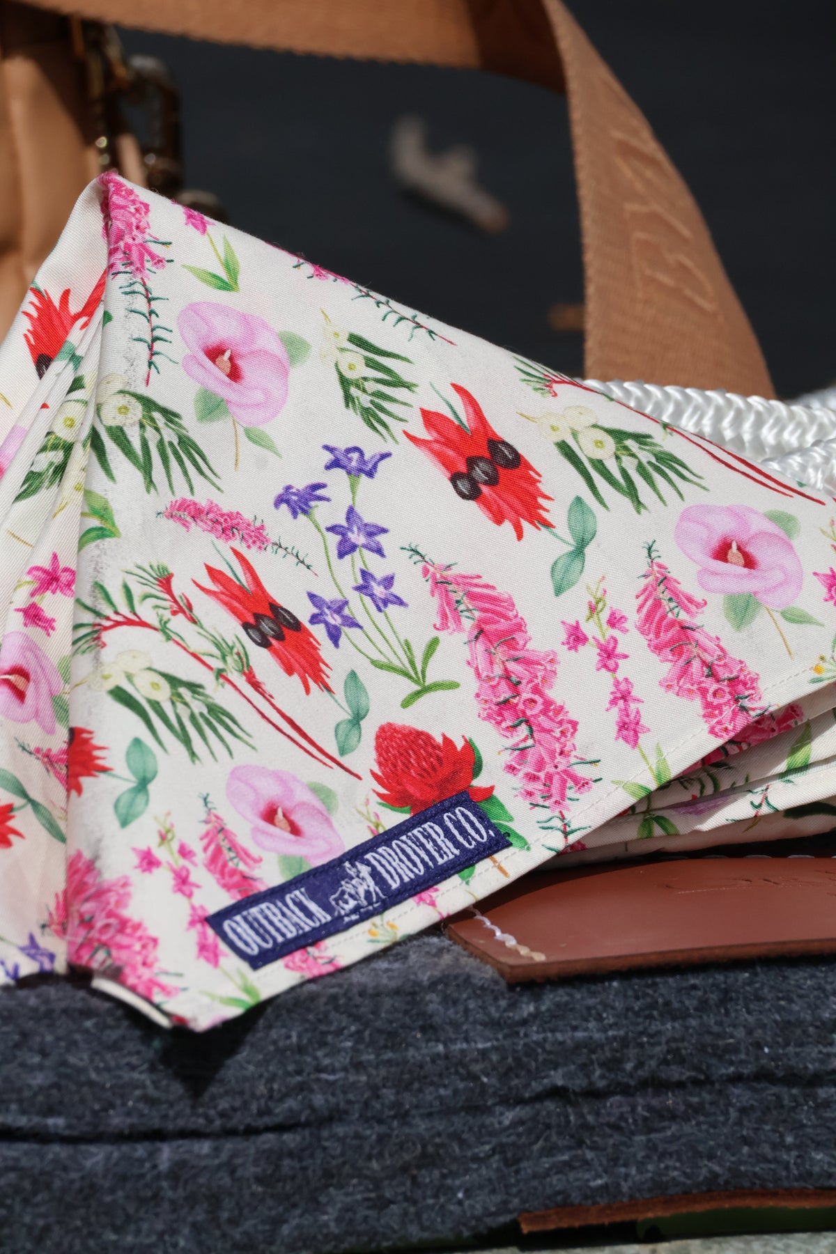 Scarf Floral Emblem