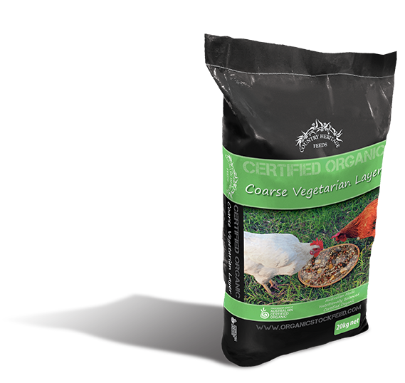 Country Heritage Organic Coarse Layer Veg (Lime Green)