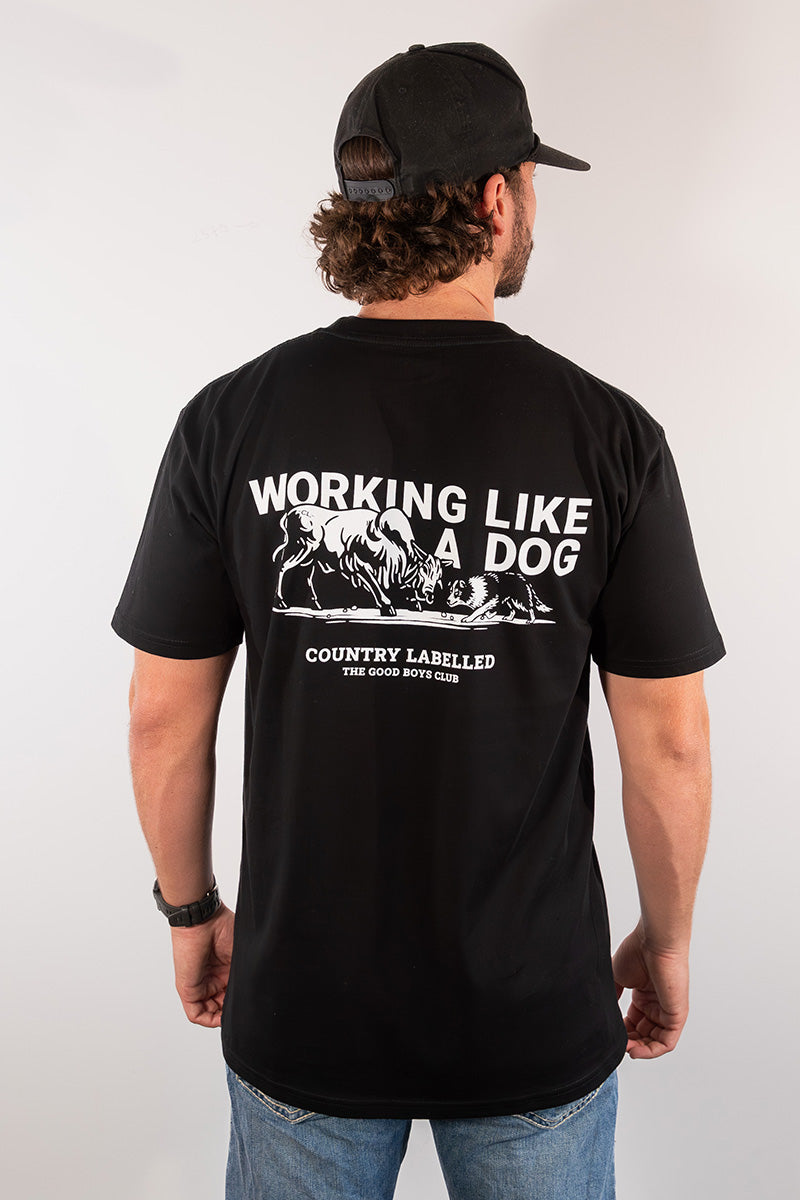 CL T Shirt - Black - Working Dog