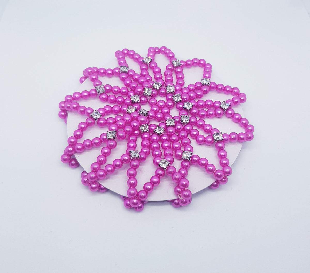 DUCHESS pearl and crystal hair bun cover – Various Colours - Free post in Australia