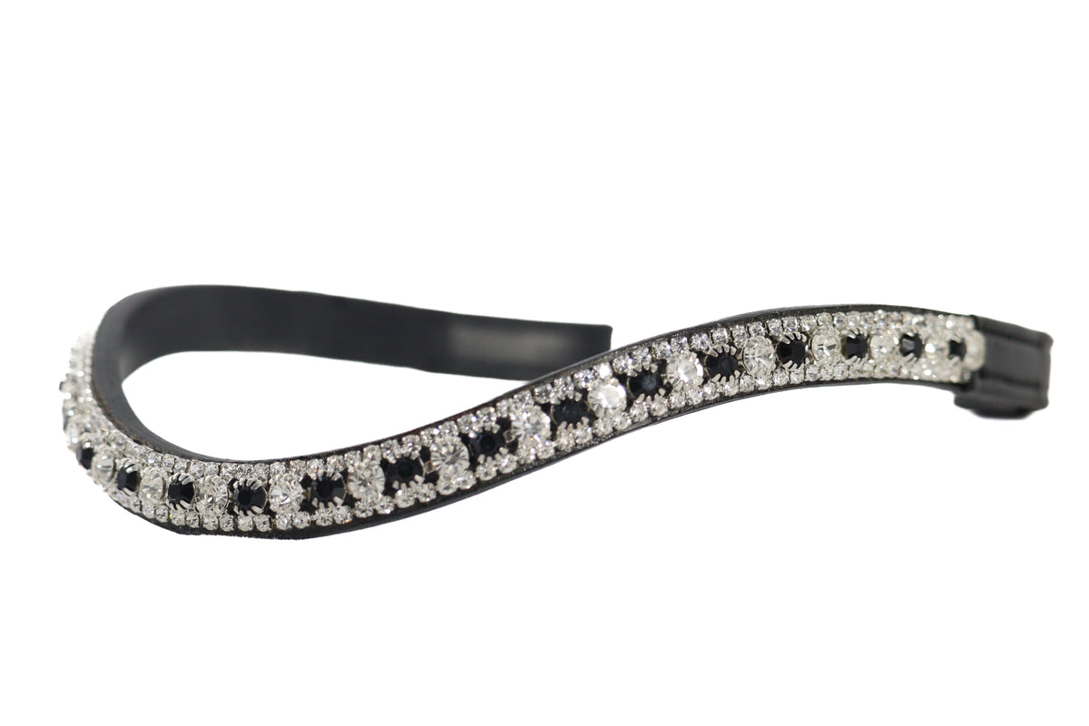 Premium Black Snaffle Bridle 'Solstice'