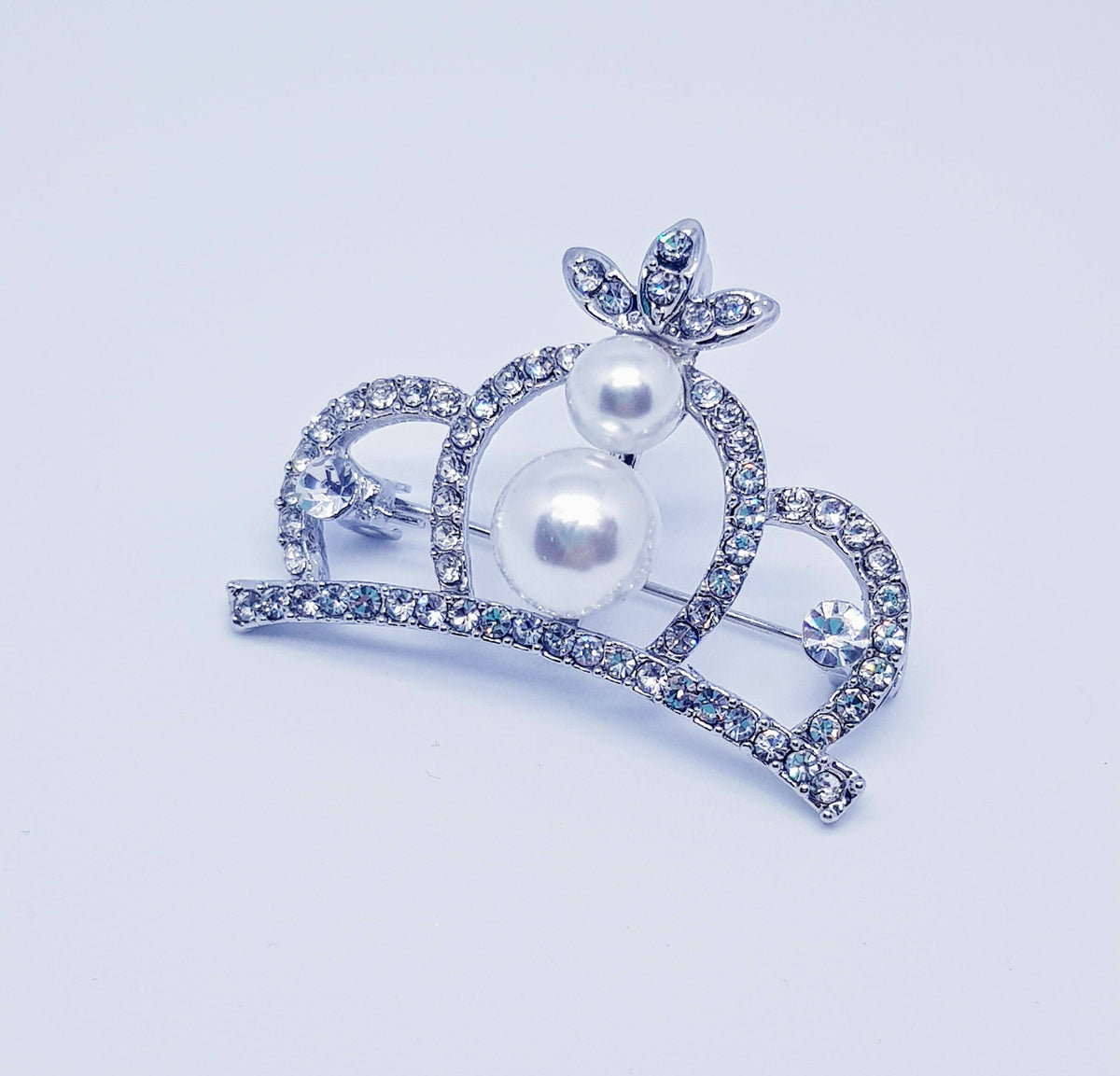 KING Crown brooch - Silver or gold - Free postage in Australia