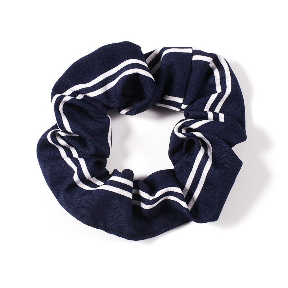LACEY Striped Hair Scrunchie - Black, white, red, navy - Free postage in Australia