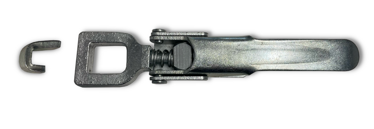 ute tray latch, spring loaded, 230mm