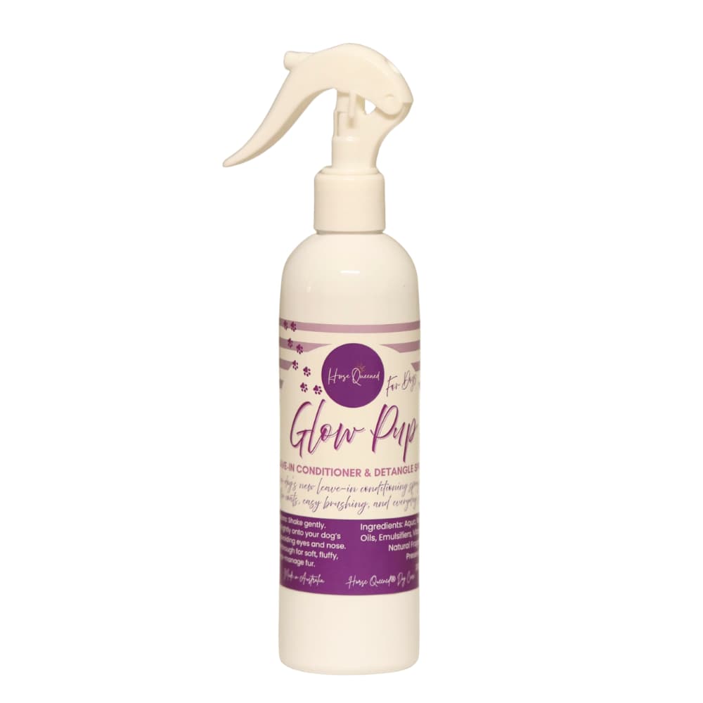 Glow Pup – Dog Grooming Leave-In Conditioner & Detangle Spray - Horse Queened