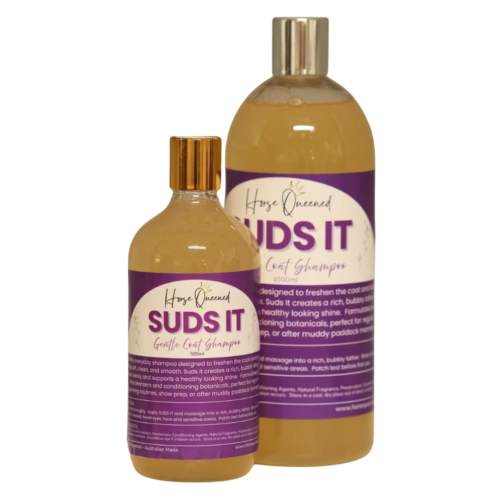 Suds It – Horse Grooming Gentle Natural Coat Shampoo - Horse Queened