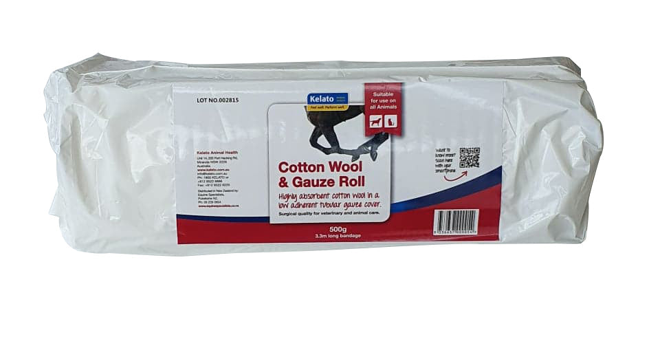 Kelato Cotton Wool & Gauze 30cm X 3.3m