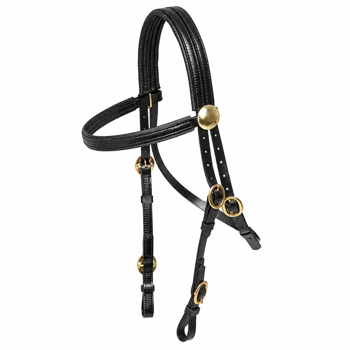 Zilco Brass Buckle Race Bridle