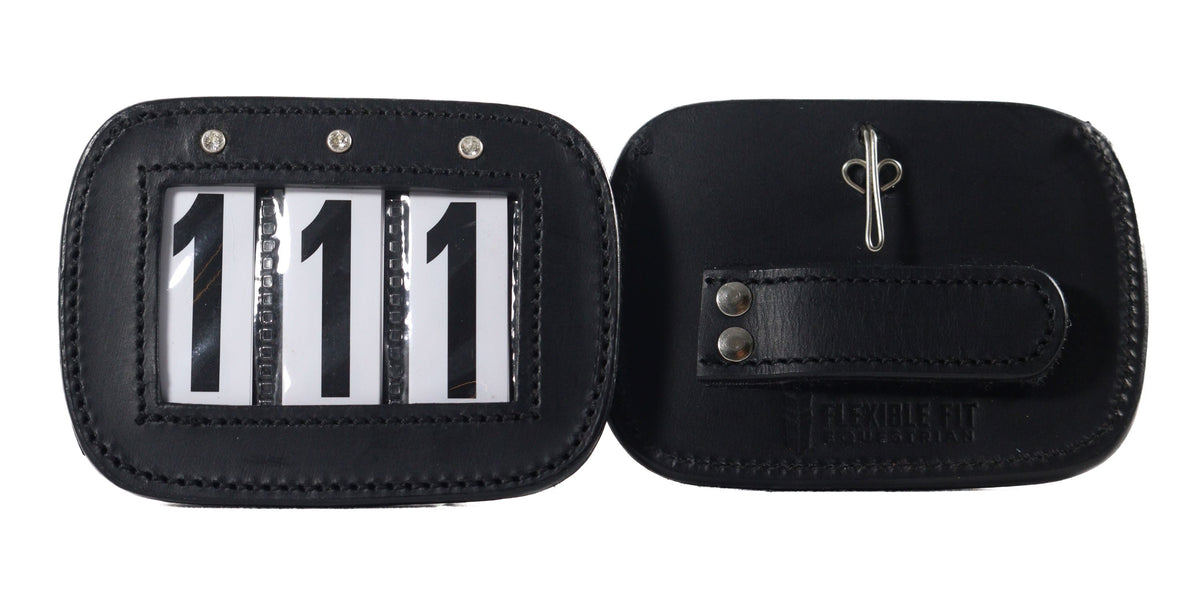 LEATHER BRIDLE NUMBER HOLDERS WITH CRYSTALS