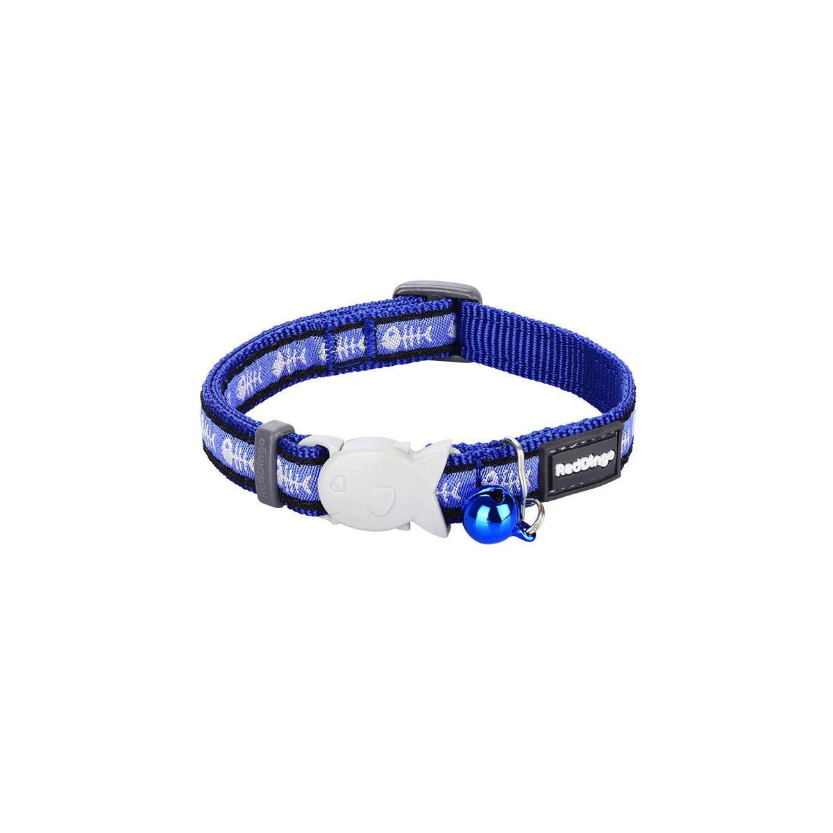 Red Dingo Cat Collar Fish Bone