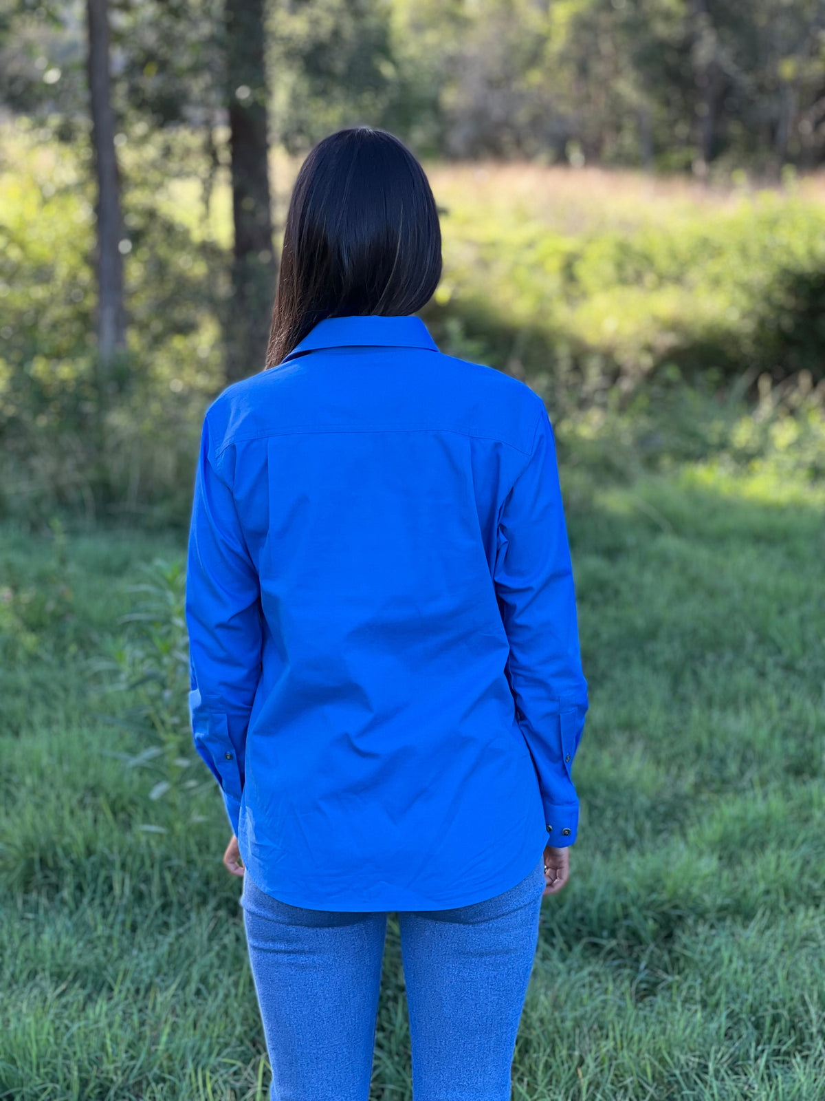 The Arena Full Button Work Shirt - Royal Blue