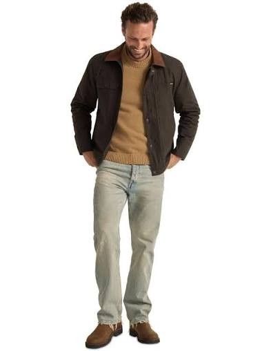 Drizabone Mens Worker Jacket Oilskin Heritage Brown