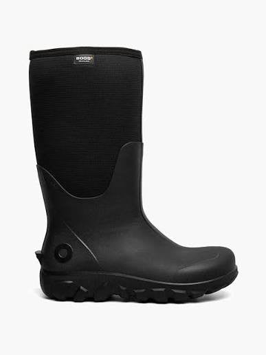 Bogs Mens Classic II Tall Work Boot Black
