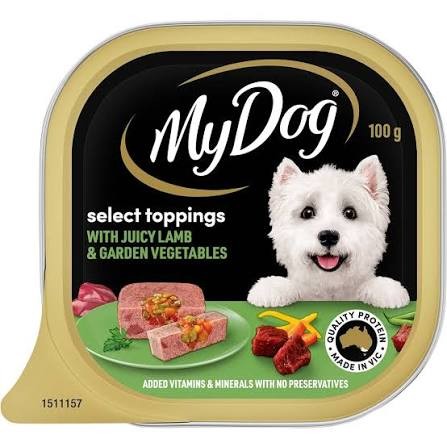 My Dog Wet Lamb Topped With Vegetables 100g