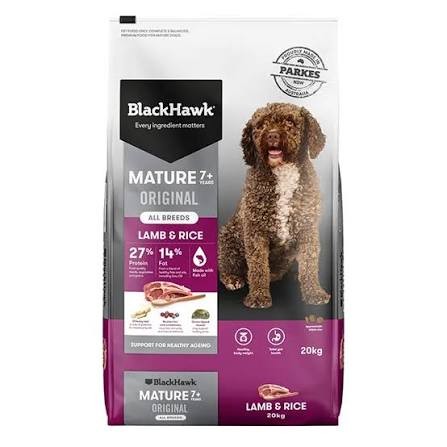 Blackhawk Dog Mature 7+ Lamb & Rice