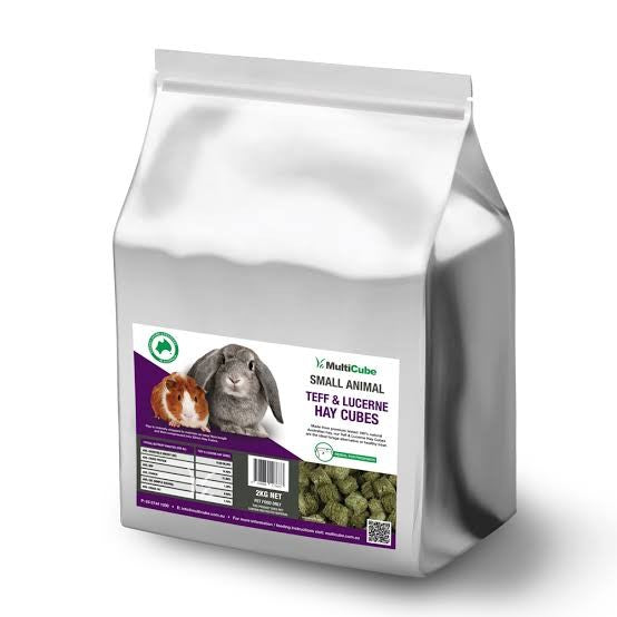 Multicube Small Animal Teff & Lucerne Cubes