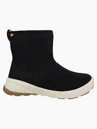 Bogs Womens Coral Mid Zip Black