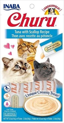 Inaba Churu Tuna With Scallop Recipe 4pk