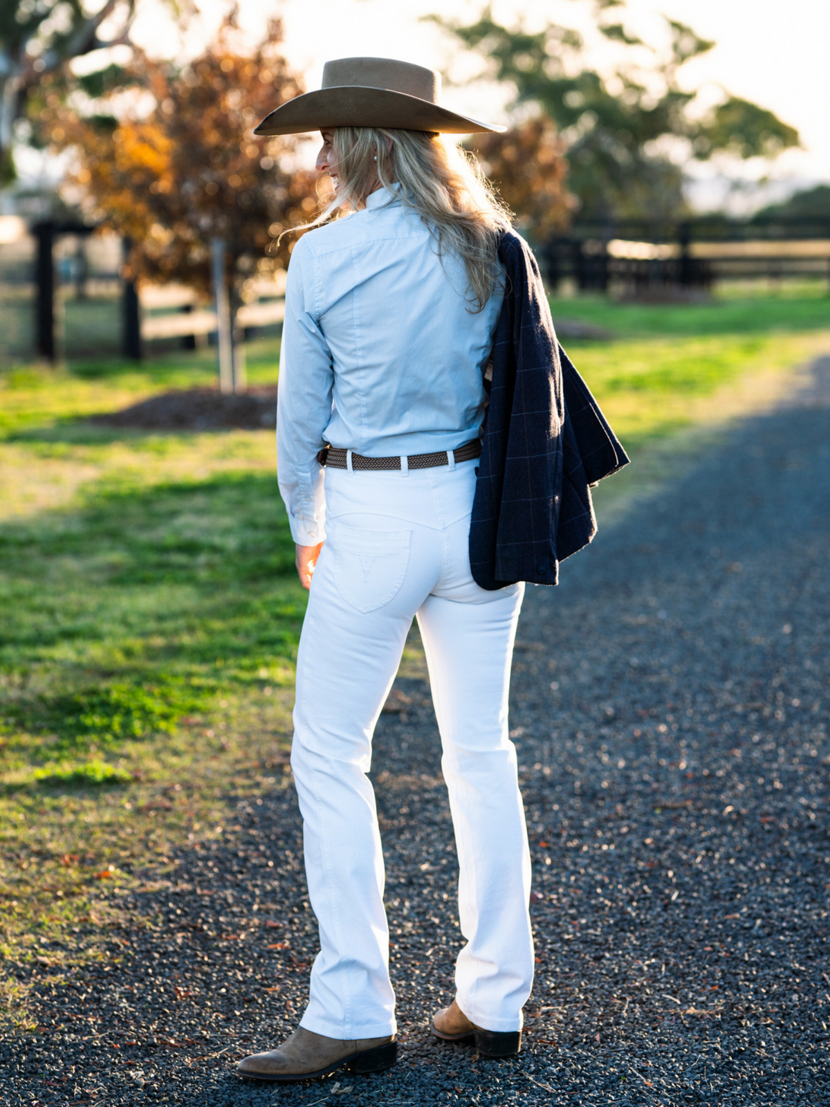 Peter Williams Riding Apparel Western Riding Pants Tamworth White Horse Riding Jeans