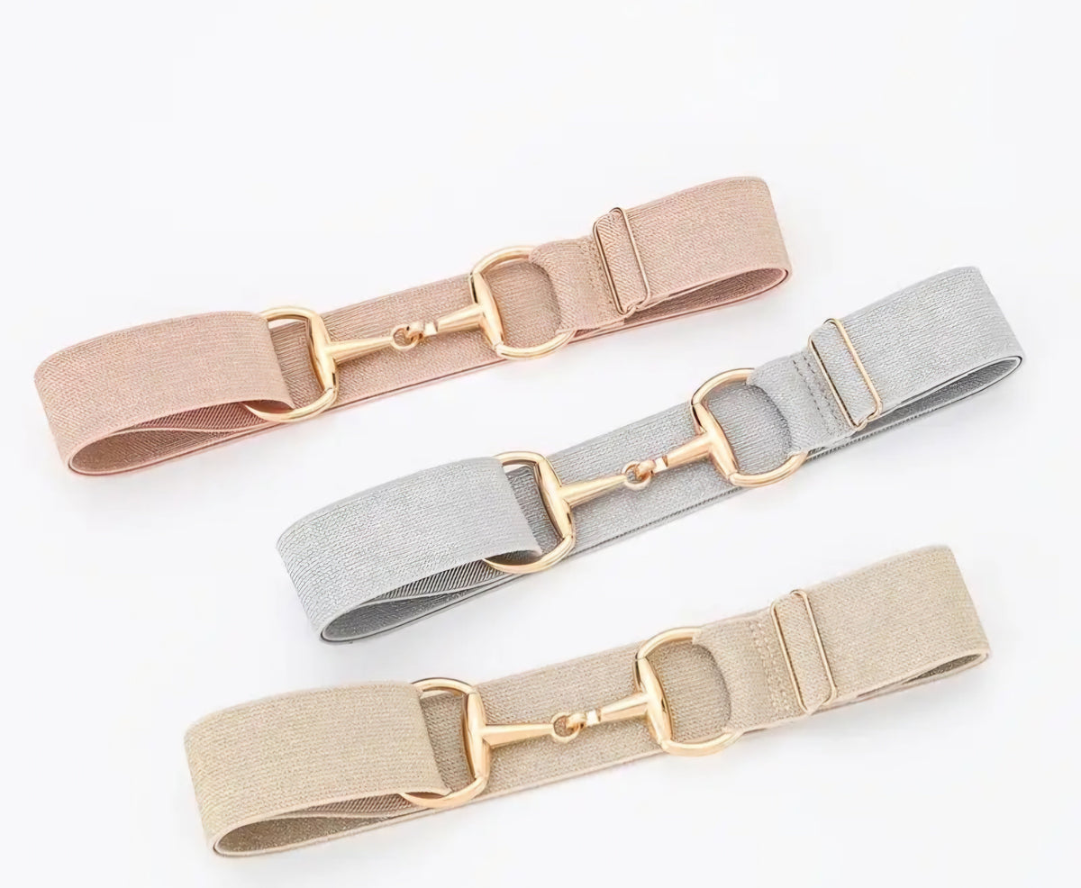 Equestrian Snaffle Belts - Black, Navy, Latte, Pink, Army Green, - FREE Post in AU