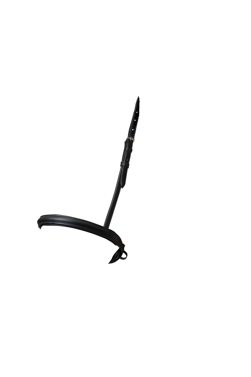 STRAIGHT RAISED PLAIN CONVERTER EVENTER - BLACK SNAFFLE/DOUBLE NOSEBAND - Flexible Fit Equestrian Australia
