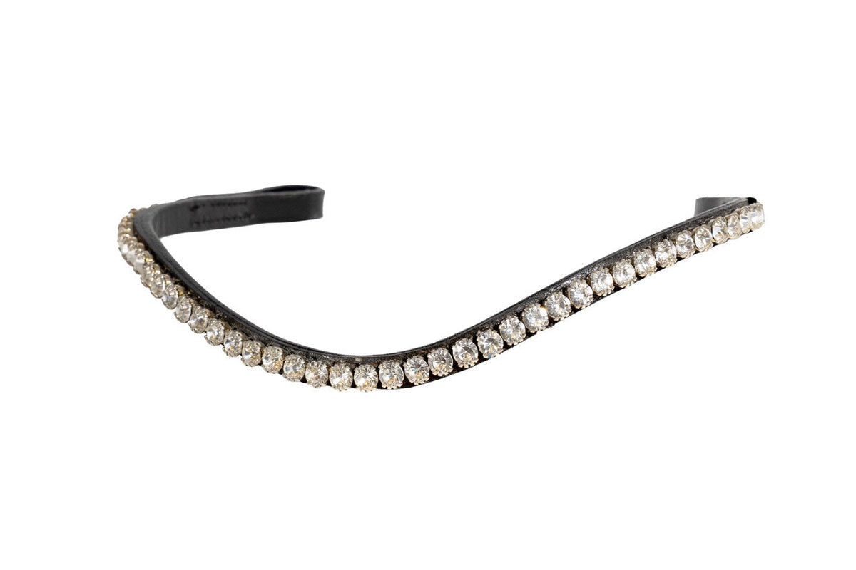 Premium Black Snaffle Bridle 'Stella'