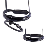 Anatomical Raised Patent Converter Eventer - Black Snaffle / Double Noseband