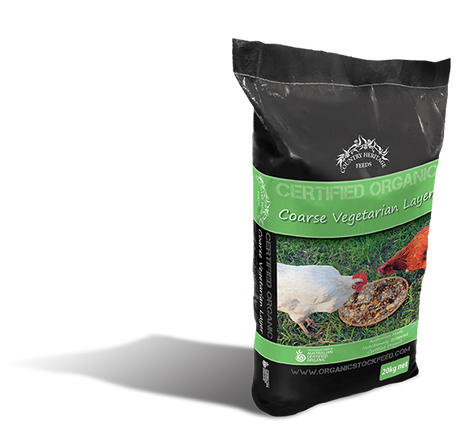 Country Heritage Organic Coarse Layer Veg (Lime Green)