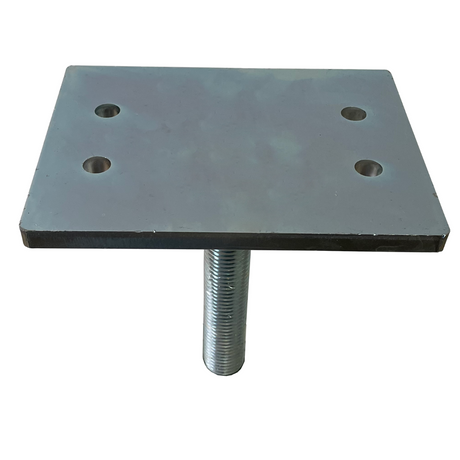 Blue Zinc 200mm 4-Hole Beam Supports