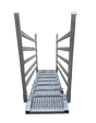 Knock down loading ramp used in farming for sheep