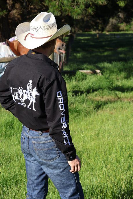 Drover Co. Arena Shirt - Black