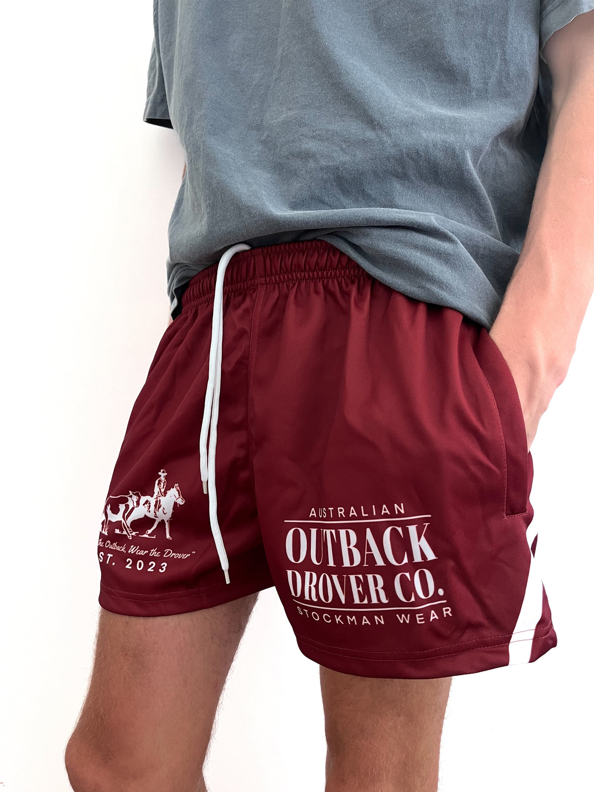 Shorts Unisex Footy - Chestnut