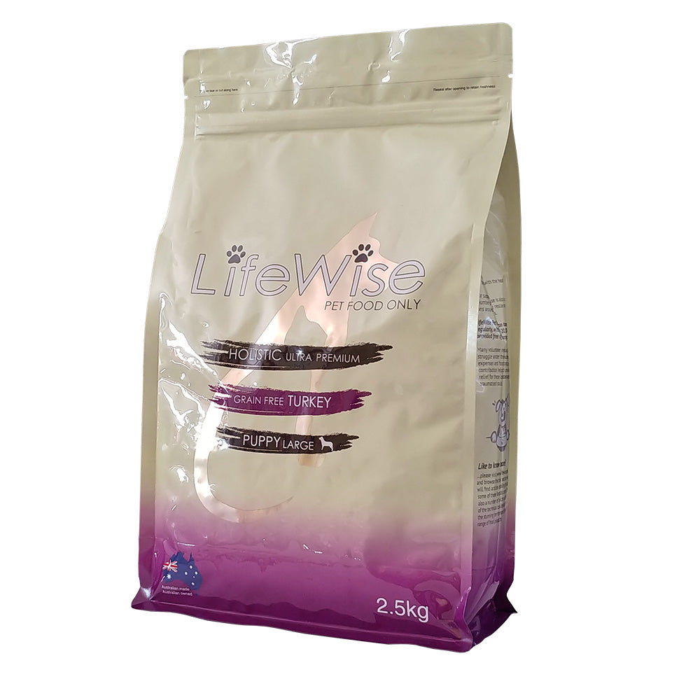 Lifewise Puppy Turkey & Vegetable Stage 1 Large Breed 2.5kg