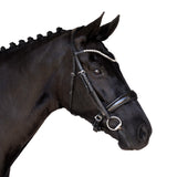 Premium Black Snaffle Bridle 'Dora'