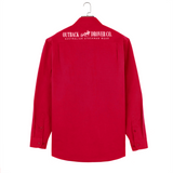 Wreschke 1/2 Button Workshirt - Red