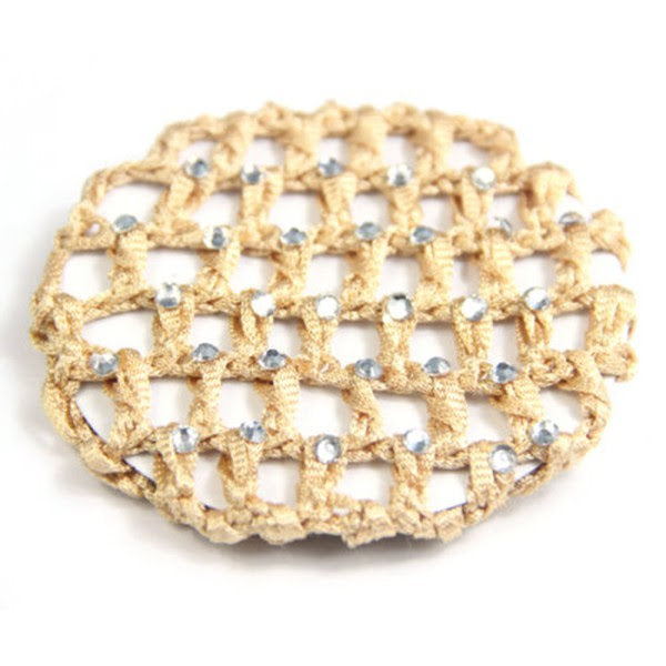 Anka Crystal Hair Net - Black, Hot pink, Navy, Blonde, Pale blue, Grey