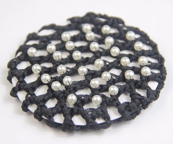 Anka Pearl Hair Net - Black, Pale pink, Red -  Free postage in Australia