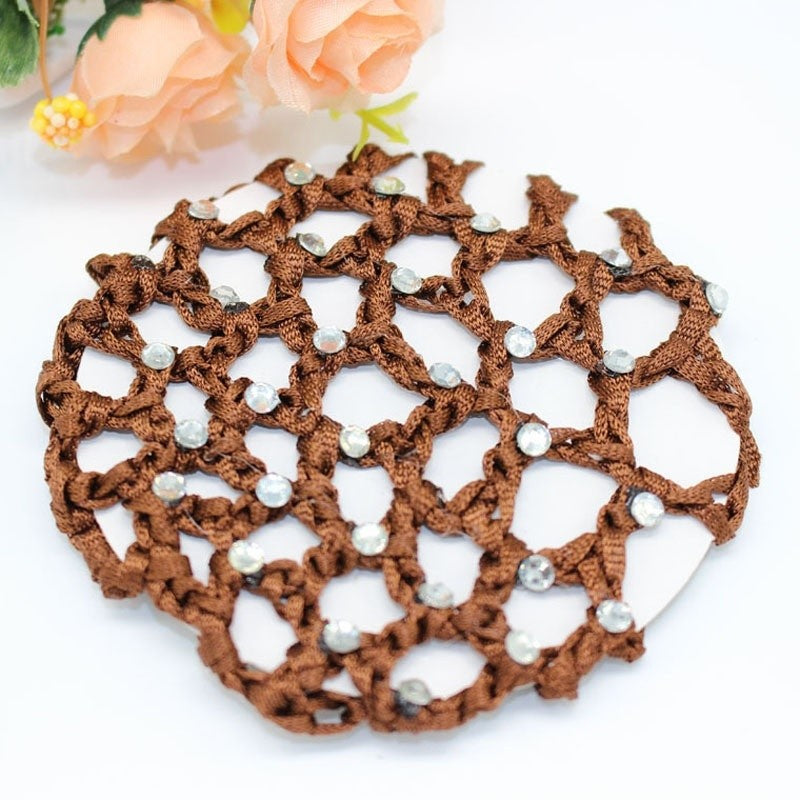 Anka Crystal Hair Net - Black, Hot pink, Navy, Blonde, Pale blue, Grey