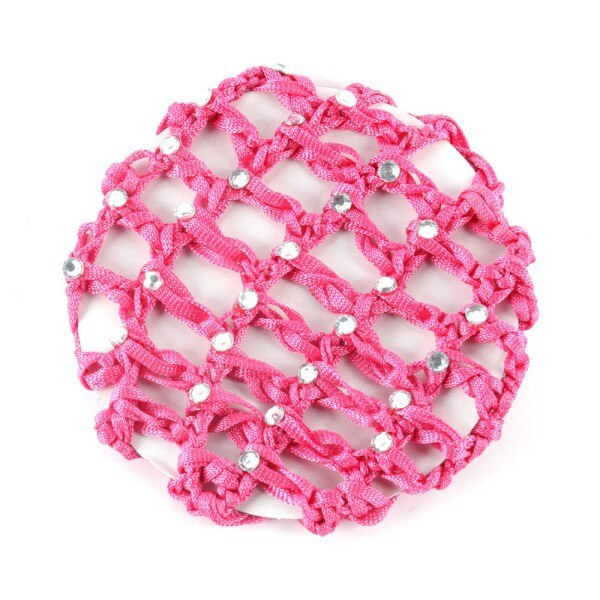 Anka Crystal Hair Net - Black, Hot pink, Navy, Blonde, Pale blue, Grey