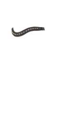 BROWN AND CLEAR CRYSTAL MID THIN WAVE - HAVANA BROWBAND