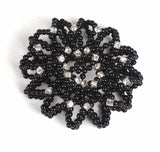 DUCHESS pearl and crystal hair bun cover – Various Colours - Free post in Australia