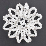 DUCHESS pearl and crystal hair bun cover – Various Colours - Free post in Australia