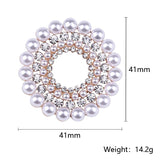 DIORE Pearl brooch in silver or gold - Free postage in Australia