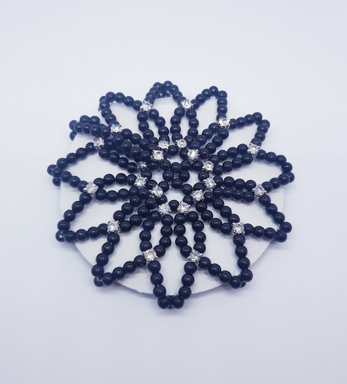 DUCHESS pearl and crystal hair bun cover – Various Colours - Free post in Australia