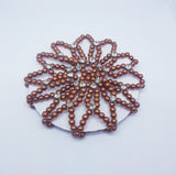 DUCHESS pearl and crystal hair bun cover – Various Colours - Free post in Australia