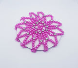 DUCHESS pearl and crystal hair bun cover – Various Colours - Free post in Australia