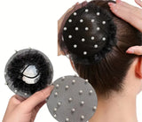 Elegant Pearl hair bun cover - Black - Free postage in Australia