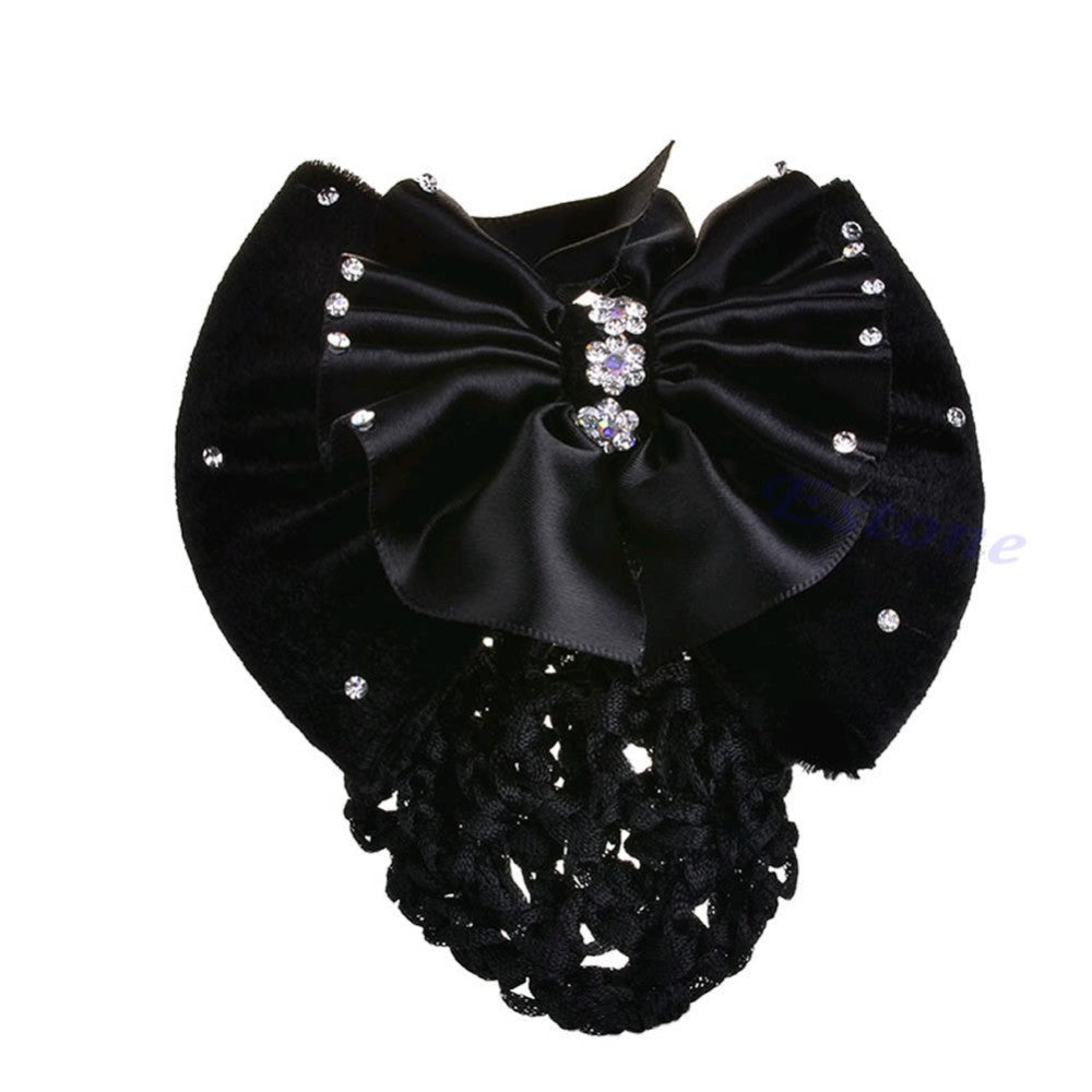 INDI Hair Bow Barrette - Pink, Brown, Navy blue, Dusty pink