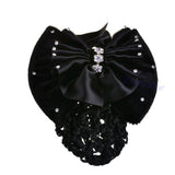 INDI Hair Bow Barrette - Pink, Brown, Navy blue, Dusty pink